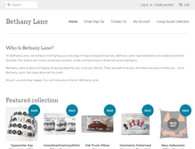 Tablet Screenshot of bethanylane.com